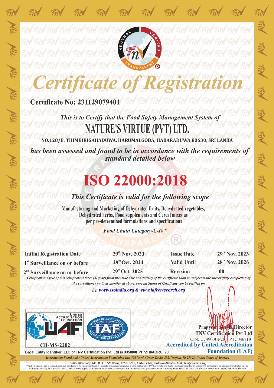 HACCP Certificate